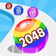Color Ball Run 2048